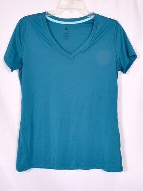 Champion Women's V Neck Athletic Tee Shirt Size Large